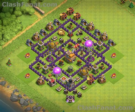 town hall 7 base